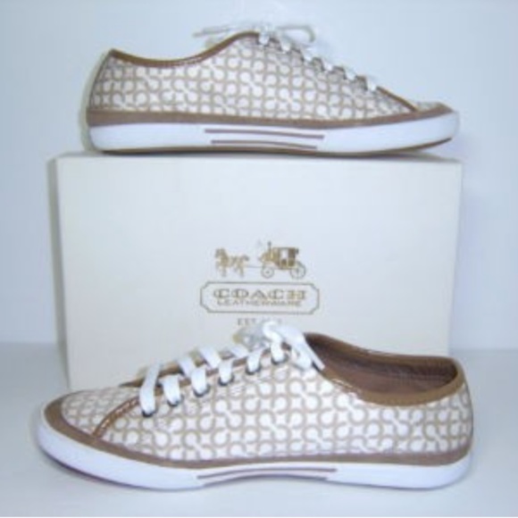 New Authentic Coach Op Art C  Sneakers Optic CC - Picture 1 of 13